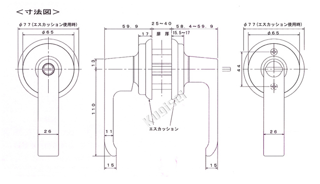 AGENT 取替用レバーハンドル ＬＳ－２００ シルバー