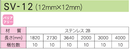 ステンレス製 V型レール 12×12mm ホームウェアショップ クギセイ HOMEWARE SHOP KUGISEI